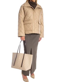 GANT JACKET QUILTED DARK KHAKI