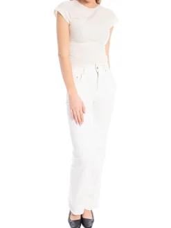 GANT JEANS SLIM FLARE WHITE EGGSHELL