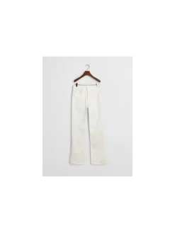 GANT JEANS SLIM FLARE WHITE EGGSHELL