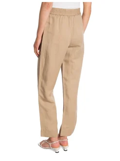 GANT PANTS LINEN VISCOSE PULL-ON HORN BEIGE