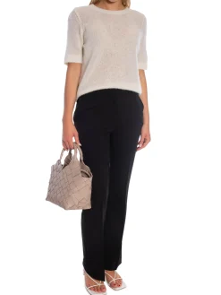 GANT PANTS SLIM FLARE BLACK