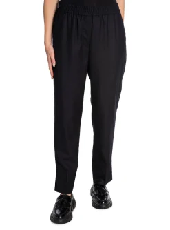 GANT PANTS TAPERED PULL ON EBONY BLACK