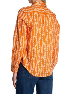 GANT SHIRT CHAIN PUMPKIN ORANGE