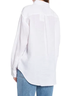 GANT SHIRT REL LINEN WHITE