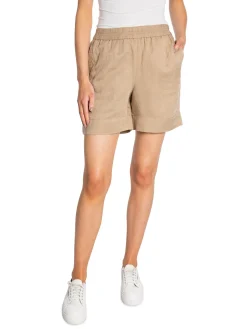 GANT SHORTS LINEN VISCOSE PULL-ON HORN BEIGE