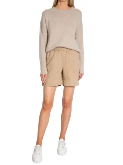 GANT SHORTS LINEN VISCOSE PULL-ON HORN BEIGE