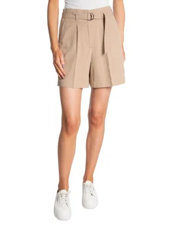 GANT SHORTS RELAXED BELTED HORN BEIGE