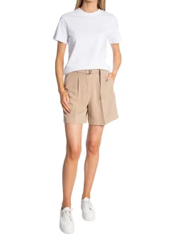 GANT SHORTS RELAXED BELTED HORN BEIGE