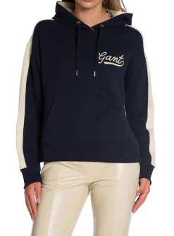 GANT SWEATER COLOUR BLOCK EVENING BLUE