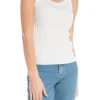 GANT TANK TOP STRETCH COTTON CABLE TANK TOP EGGSHELL