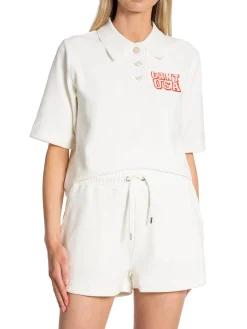 GANT TOP RELAXED TERRY SS POLO EGGSHELL