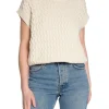 GANT VEST C-NECK CREAM