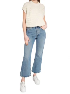 GANT VEST C-NECK CREAM