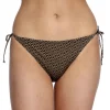 GESTUZ BIKINI BOTTOM PIL BROWN LOGO