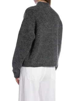 GESTUZ CARDIGAN ALPHA CARCOAL MELANGE