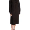 GESTUZ DRESS GLOA BLACK/CARAFE STRIPE