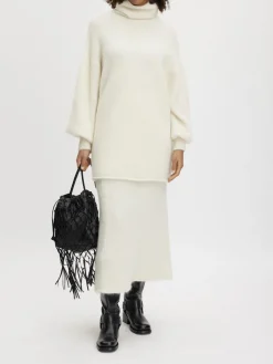 GESTUZ DRESS POSIA EGRET