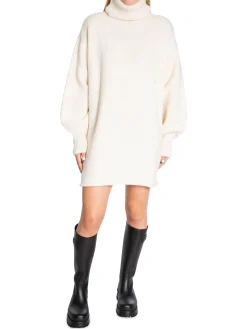 GESTUZ DRESS POSIA EGRET