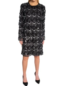 GESTUZ DRESS YASNA SHORT DRESS BLACK