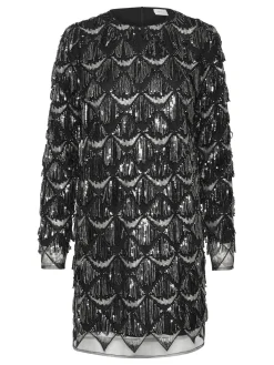 GESTUZ DRESS YASNA SHORT DRESS BLACK