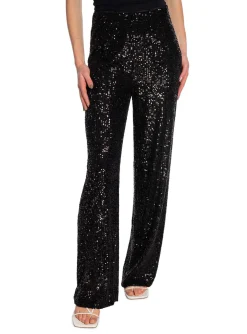GESTUZ PANTS SITTIA WIDE BLACK