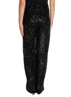 GESTUZ PANTS SITTIA WIDE BLACK
