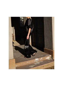 GESTUZ PANTS SITTIA WIDE BLACK