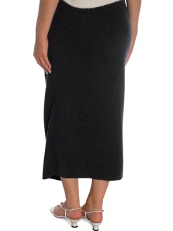 GESTUZ SKIRT MANZI DEEP GRAPHITE