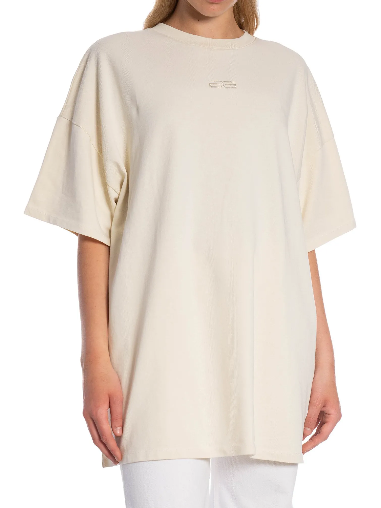 GESTUZ TOP OVERSIZED TEE BIRCH