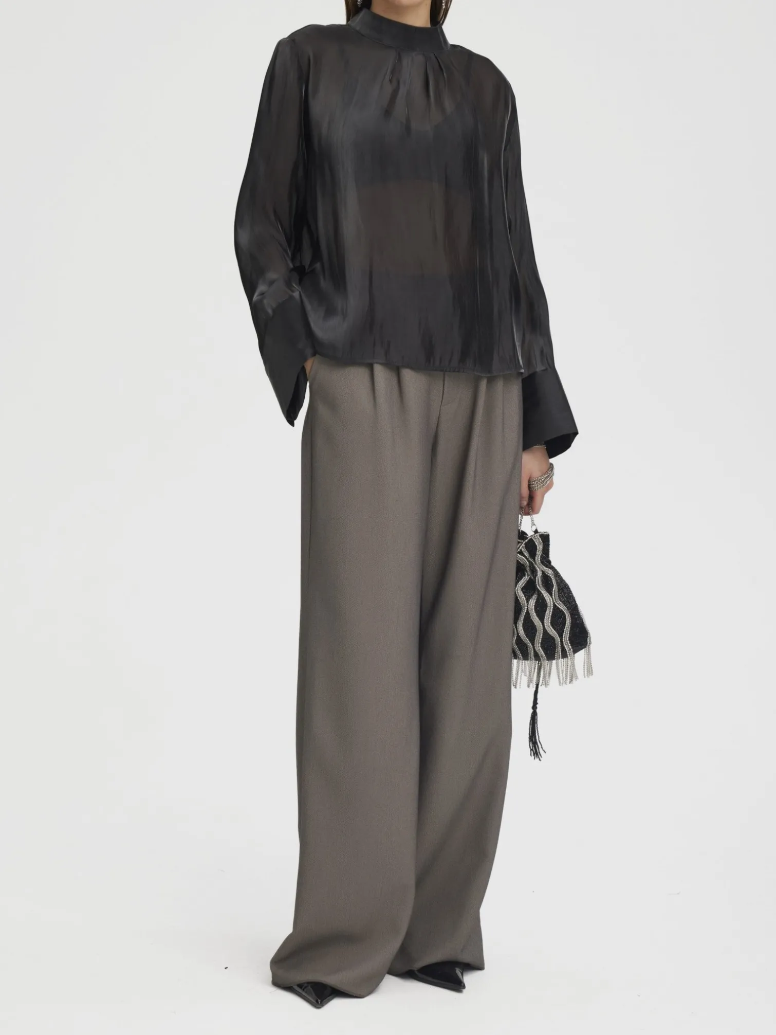 GETUZ BLOUSE YALIA BLOUSE BLACK