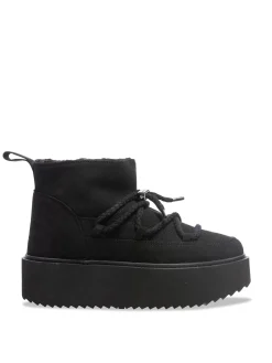 INUIKII BOOTS CLASSIC LOW PLATFORM BLACK