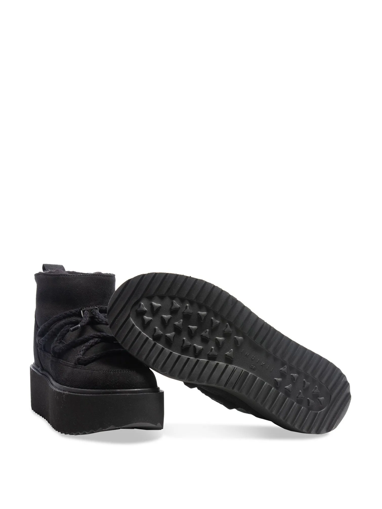 INUIKII BOOTS CLASSIC LOW PLATFORM BLACK