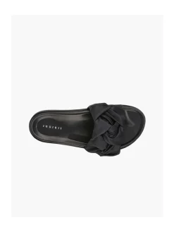INUIKII SANDAL FJORD FLOWER PLATFORM BLACK