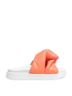 INUIKII SANDAL SOFT CROSSED CORAL