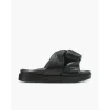 INUIKII SANDAL SOFT CROSSED BLACK