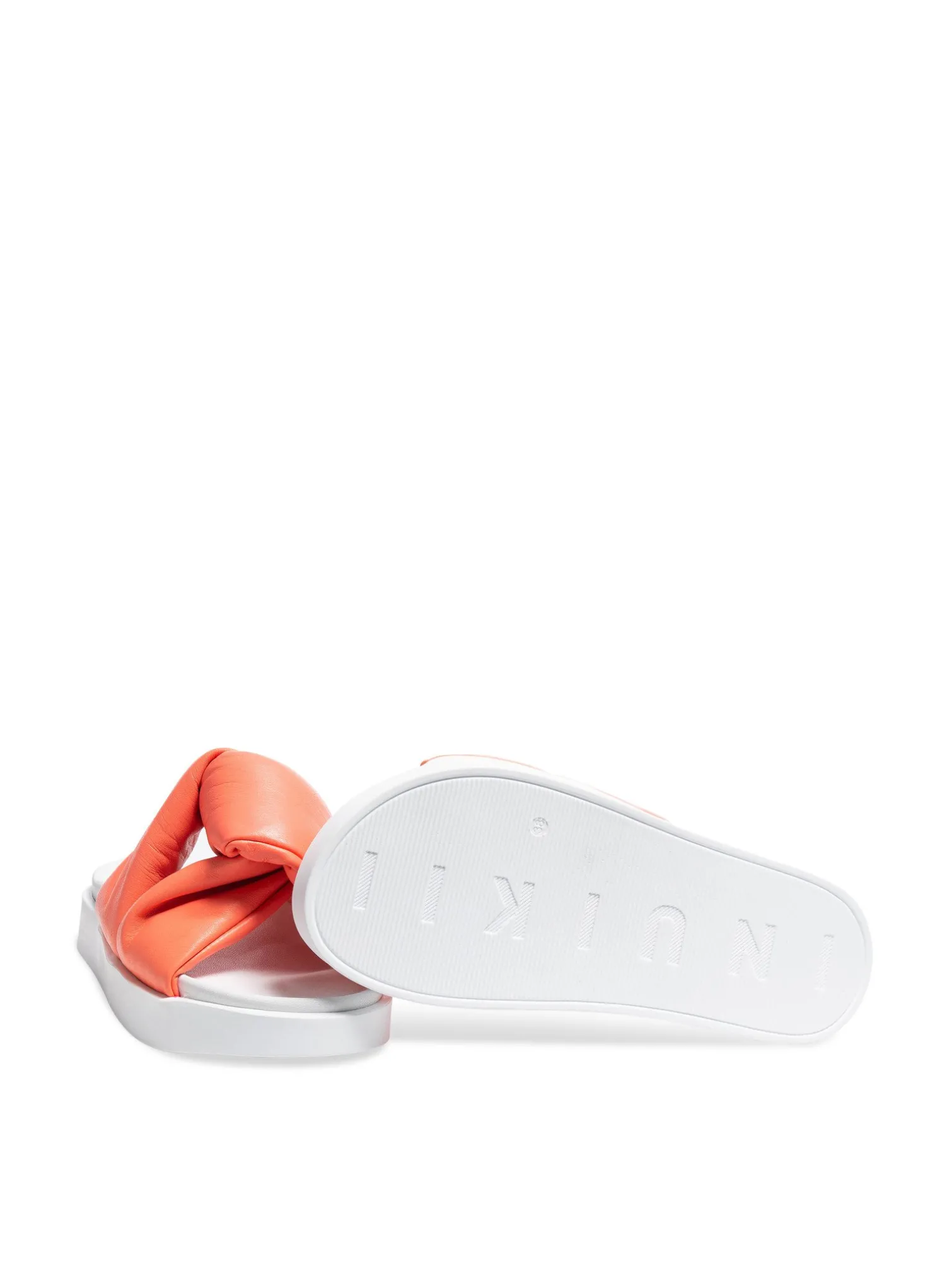 INUIKII SANDAL SOFT CROSSED CORAL