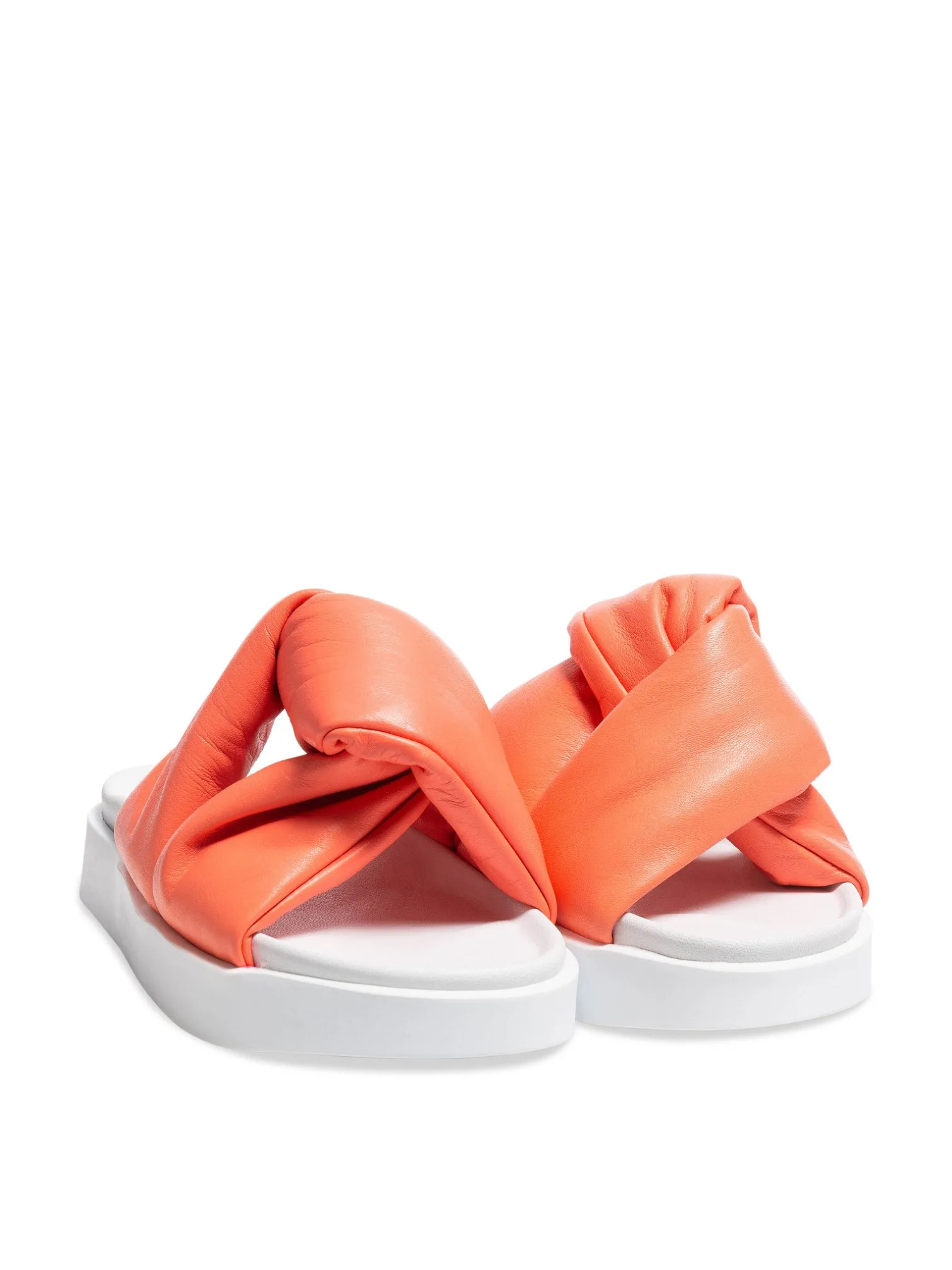 INUIKII SANDAL SOFT CROSSED CORAL