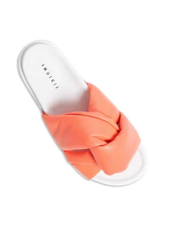INUIKII SANDAL SOFT CROSSED CORAL