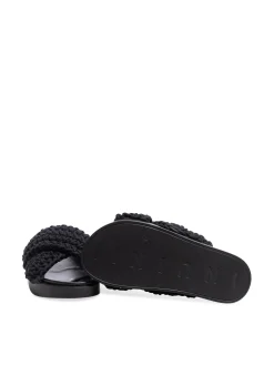 INUIKII SANDAL WOVEN BLACK