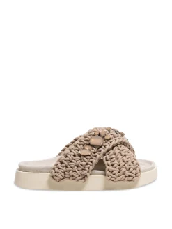 INUIKII SANDAL WOVEN STONES TAUPE
