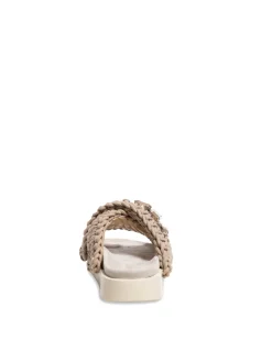 INUIKII SANDAL WOVEN STONES TAUPE
