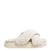 INUIKII SANDAL WOVEN WHITE
