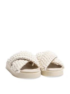 INUIKII SANDAL WOVEN WHITE