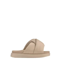 INUIKKI SANDAL SOFT CROSSED SLIPPER BEIGE