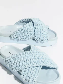 INUIKKI SANDAL WOVEN SLIPPER BABY BLUE