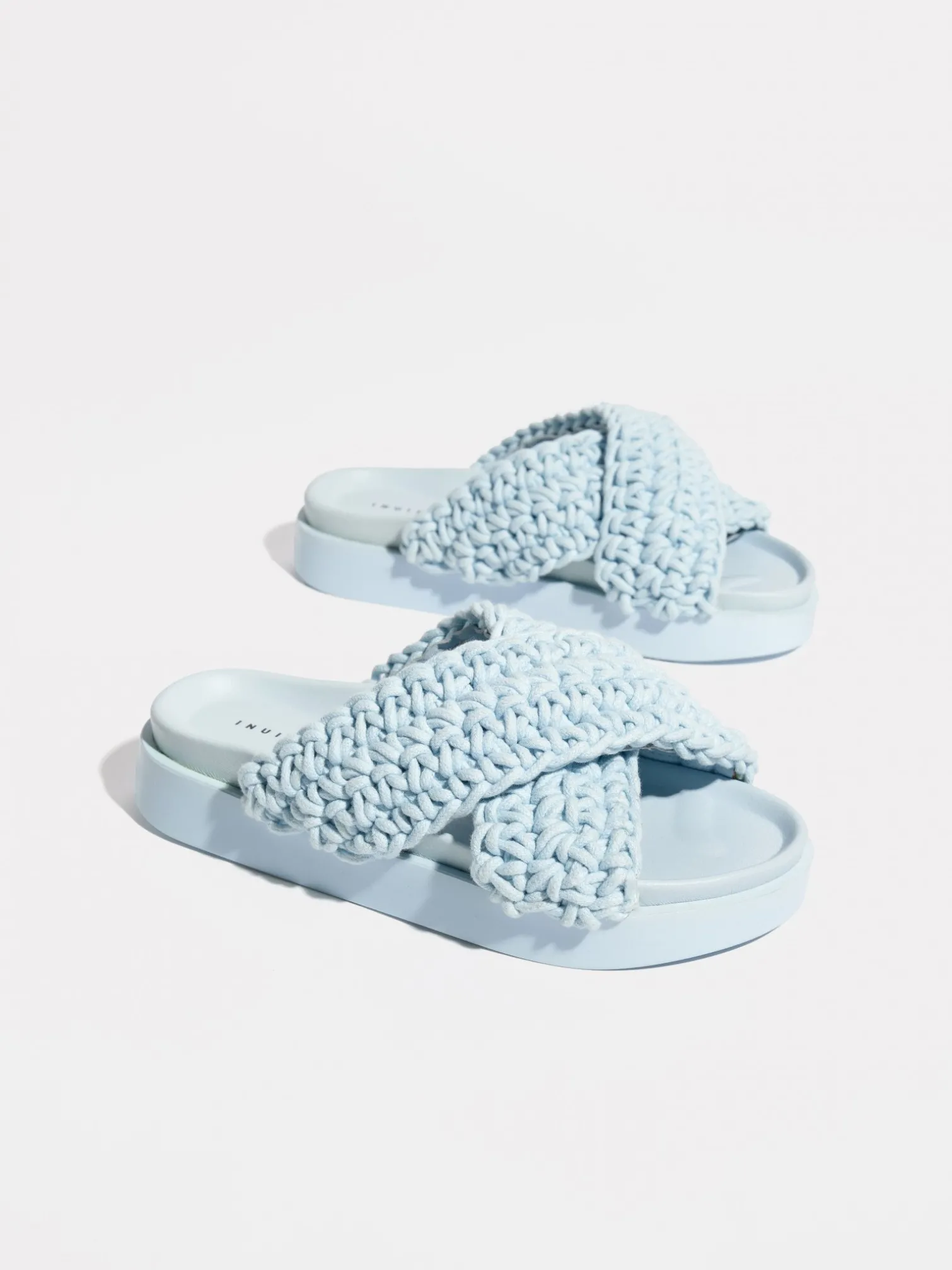 INUIKKI SANDAL WOVEN SLIPPER BABY BLUE