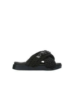 INUIKKI SANDAL WOVEN STONES TRUE SLIPPER BLACK
