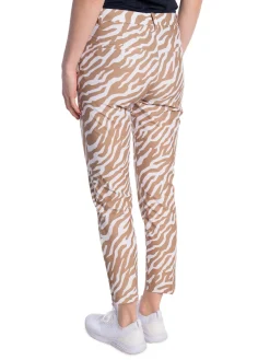 J.LINDEBERG PANTS PIA PRINT TOUR TIGER TIGERS EYE M