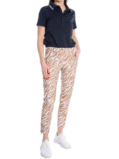 J.LINDEBERG PANTS PIA PRINT TOUR TIGER TIGERS EYE M