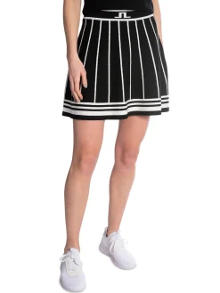J.LINDEBERG SKIRT IRMA KNITTED SKIRT BLACK